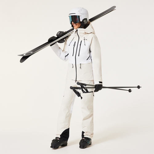 2526 오클리 여성용 스노우보드복 자켓 W. 켄달 RC 쉘 - 미스트/화이트 (FOA500825-11X)