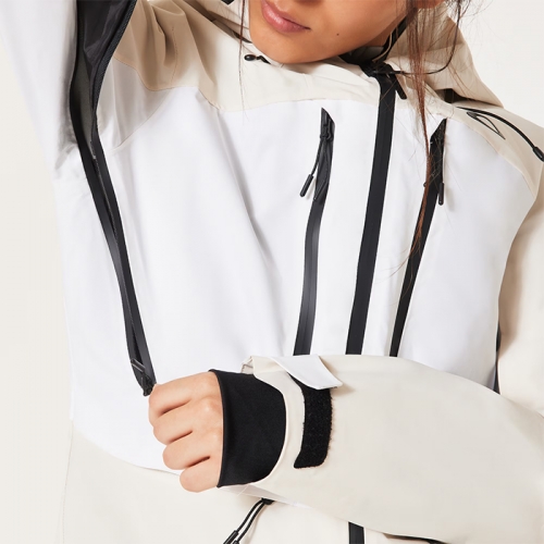 2526 오클리 여성용 스노우보드복 자켓 W. 켄달 RC 쉘 - 미스트/화이트 (FOA500825-11X)