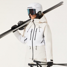 2526 오클리 여성용 스노우보드복 자켓 W. 켄달 RC 쉘 - 미스트/화이트 (FOA500825-11X)