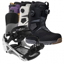 2526 벤트메탈 슈퍼매틱 스노우보드 바인딩 + 니데커 스노우보드 부츠 Altai 남성용 세트 (2526 Bent Metal Lightning Supermatic Binding - White + 2526 Nidecker Altai Men Snowboard Boots)