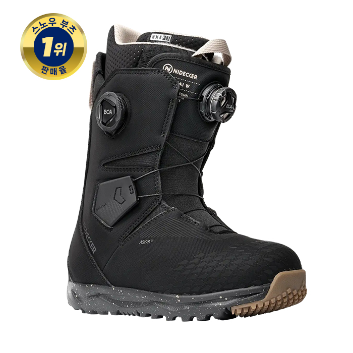 2526 니데커 스노우보드 부츠 알타이 여성용 - 블랙 (N.26.BTW.ATW.BK)