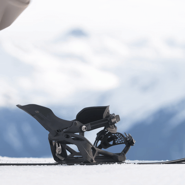 2526 니데커 카본 슈퍼매틱 스노우보드 바인딩 - 블랙 (N.25.BNU.SPC.BK)