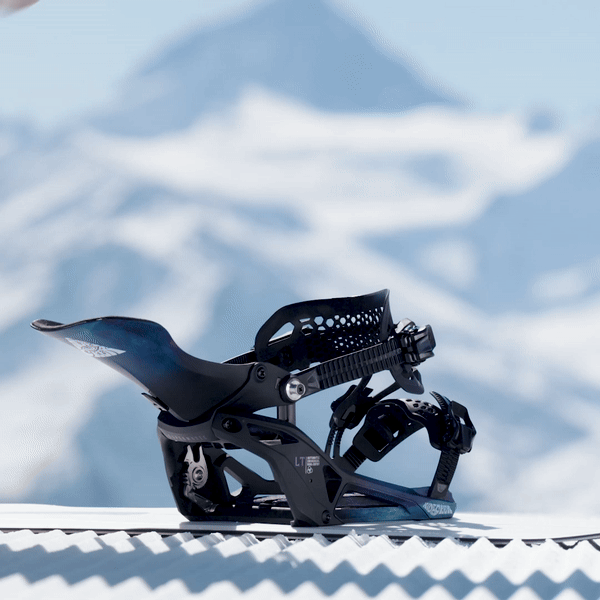 2526 니데커 라이트닝 슈퍼매틱 스노우보드 바인딩 - 바이오 블랙 (N.26.BNU.SPL.C5)