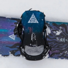 2526 니데커 라이트닝 슈퍼매틱 스노우보드 바인딩 - 바이오 블랙 (N.26.BNU.SPL.C5)