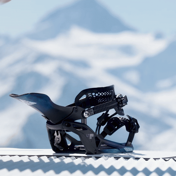 2526 니데커 라이트닝 슈퍼매틱 스노우보드 바인딩 - 바이오 블랙 (N.26.BNU.SPL.C5)