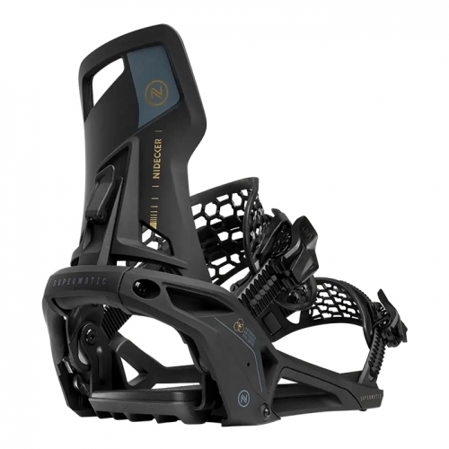 2526 니데커 오리지널 슈퍼매틱 스노우보드 바인딩 - 블랙 (N.26.BNU.SPM.BK)