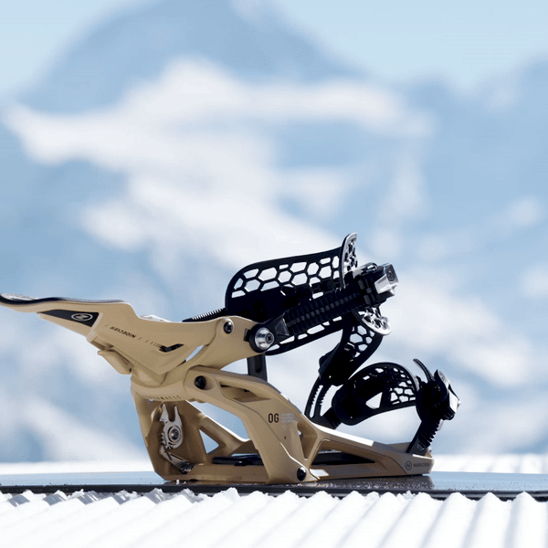 2526 니데커 오리지널 슈퍼매틱 스노우보드 바인딩 - 데저트 (N.26.BNU.SPM.BN)