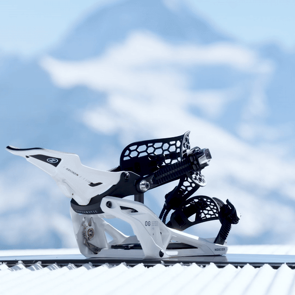 2526 니데커 오리지널 슈퍼매틱 스노우보드 바인딩 - 화이트 (N.26.BNU.SPM.WH)