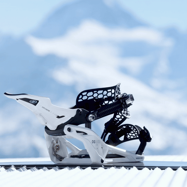 2526 니데커 오리지널 슈퍼매틱 스노우보드 바인딩 - 화이트 (N.26.BNU.SPM.WH)