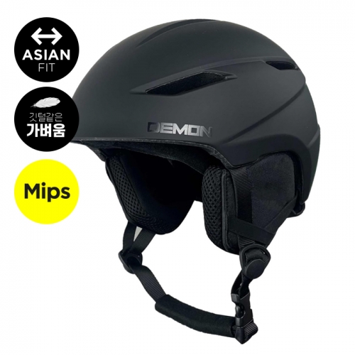 2526 데몬 보드 스키 헬멧 밉스 - 블랙 (DS6800-BK25) 2526 데몬 보드 스키 헬멧 밉스 - 블랙 (DS6800-BK25)