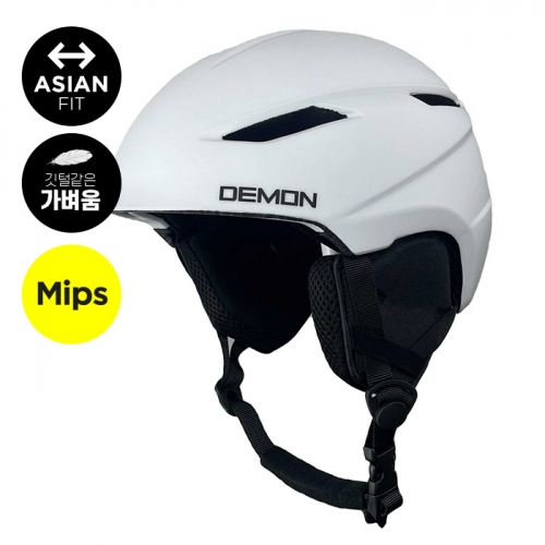 2526 데몬 보드 스키 헬멧 밉스 - 화이트 (DS6810-WH25) 2526 데몬 보드 스키 헬멧 밉스 - 화이트 (DS6810-WH25)