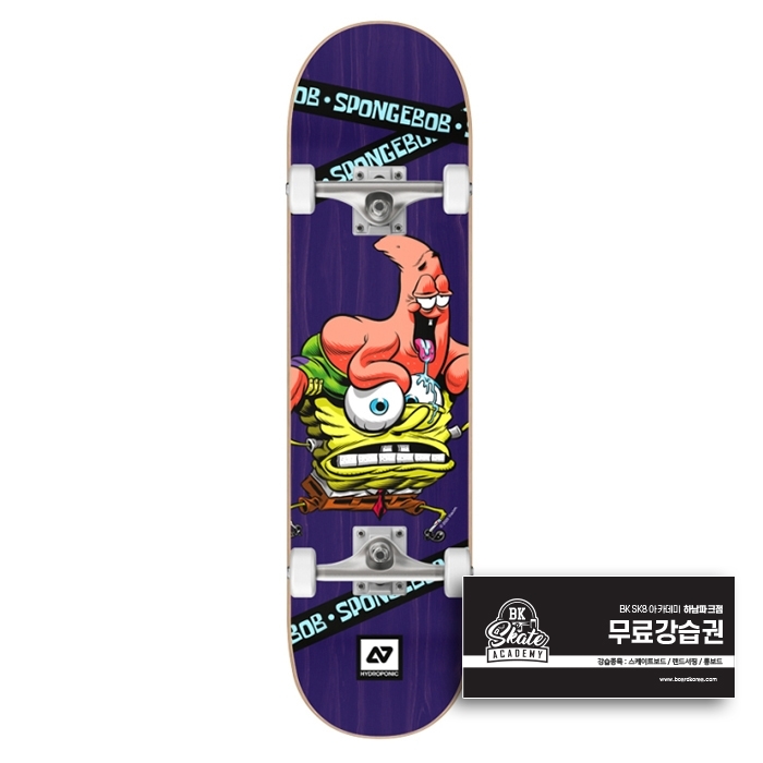 Hydroponic Sponge Bob Mates 8&Prime; Skateboard Complete (하이드로포닉 스폰지 밥 메이츠 스케이트보드 컴플릿)