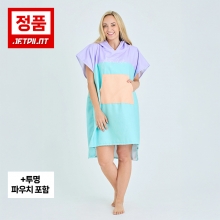 2025 젯파일럿 판초 타월 벤쳐 후디 - 퍼플/틸 (ACS24317-PUR/TL)