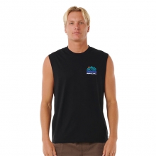 립컬 남성용 머슬핏티 티셔츠 베이퍼쿨 라인 업 - 블랙 (0K7MTE0090)