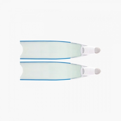 리더핀 프리다이빙 스노클링 아이스 바이핀 - 화이트 풋포켓 롱핀