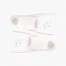 리더핀 프리다이빙 스노클링 포르자 - 화이트 풋포켓 어셈블리 세트 포함