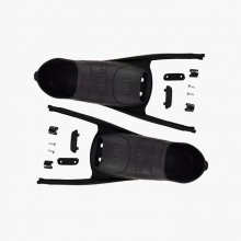 리더핀 프리다이빙 스노클링 포르자 - 블랙 풋포켓 어셈블리 세트 포함