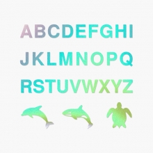 리더핀 프리다이빙 스노클링 바이핀 스티커 홀로그램