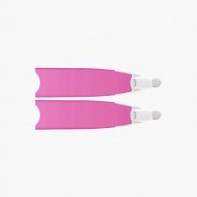 리더핀 프리다이빙 스노클링 핑크 아이스 바이핀 - 화이트 풋포켓 롱핀