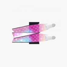 리더핀 프리다이빙 스노클링 반투명 머메이드 바이핀 - 화이트 풋포켓 롱핀