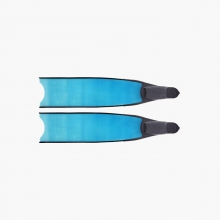 리더핀 프리다이빙 스노클링 블루 아이스 바이핀 - 블랙 풋포켓 롱핀