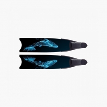 리더핀 프리다이빙 스노클링 크리에이티브 바이핀 - 블랙 풋포켓 롱핀