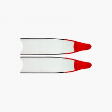 리더핀 프리다이빙 스노클링 아이스 바이핀 - 레드 풋포켓 롱핀