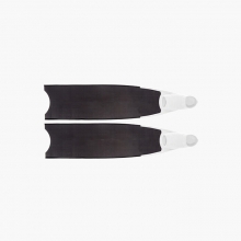 리더핀 프리다이빙 스노클링 카본 파이버 바이핀 - 화이트 풋포켓 롱핀