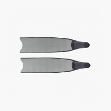 리더핀 프리다이빙 스노클링 메탈릭 파이버 바이핀 - 블랙 풋포켓 롱핀