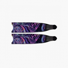 리더핀 프리다이빙 스노클링 메리델 바이핀 - 블랙 풋포켓 롱핀