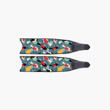 리더핀 프리다이빙 스노클링 제팬 바이핀 - 블랙 풋포켓 롱핀