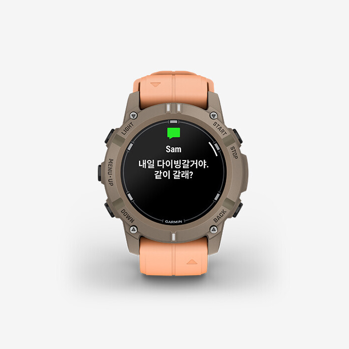 가민 프리다이빙 컴퓨터 디센트 G2 팔로마 쉘핑크 (58190)