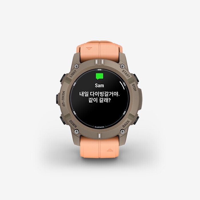 가민 프리다이빙 컴퓨터 디센트 G2 팔로마 쉘핑크 (58190)