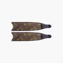 리더핀 프리다이빙 스노클링 그린 카모 바이핀 - 블랙 풋포켓 롱핀