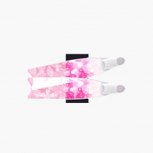 리더핀 프리다이빙 스노클링 반투명 플라워 바이핀 - 화이트 풋포켓 롱핀