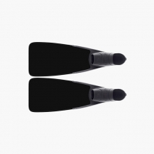 리더핀 프리다이빙 스노클링 카본 파이버 숏 바이핀 - 블랙 풋포켓 숏핀