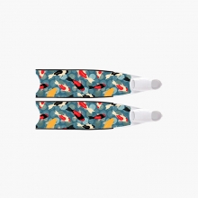 리더핀 프리다이빙 스노클링 제팬 바이핀 - 화이트 풋포켓 롱핀