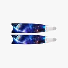 리더핀 프리다이빙 스노클링 스타 바이핀 - 화이트 풋포켓 롱핀