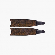 리더핀 프리다이빙 스노클링 브라운 카모 바이핀 - 블랙 풋포켓 롱핀