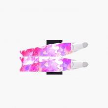 리더핀 프리다이빙 스노클링 반투명 워터컬러 바이핀 - 화이트 풋포켓 롱핀