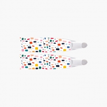 리더핀 프리다이빙 스노클링 ICT 컨페티 바이핀 - 화이트 풋포켓 롱핀