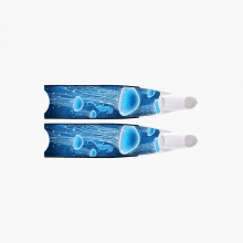 리더핀 프리다이빙 스노클링 메듀즈 바이핀 - 화이트 풋포켓 롱핀