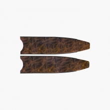 리더핀 프리다이빙 스노클링 브라운 카모 롱핀 블레이드