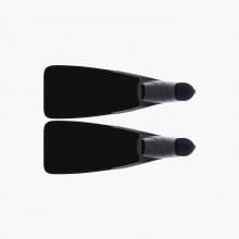 리더핀 프리다이빙 스노클링 UWG 블랙 숏 바이핀 - 블랙 풋포켓 숏핀