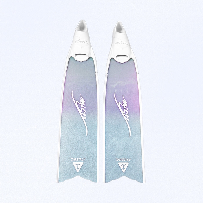 디플리 프리다이빙 스노클링 미스티 글로우 롱핀