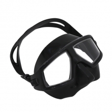 디플리 프리다이빙 스노클링 마스크 실키 - 블랙