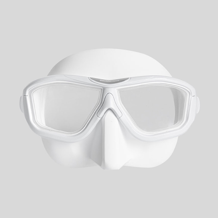 브랑키아 프리다이빙 스노클링 마스크 딥아이 - 퓨어화이트