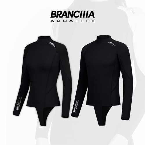 브랑키아 프리다이빙 웻슈트 아쿠아플렉스 2.2미리 상의슈트 자켓 - 투피스
