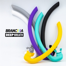 브랑키아 프리다이빙 딥 브레스 양성부력 스노클 마우스피스 분리형