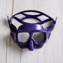 더블케이 프리다이빙 스노클링 마스크 재규어R 쉬머 - 퍼플